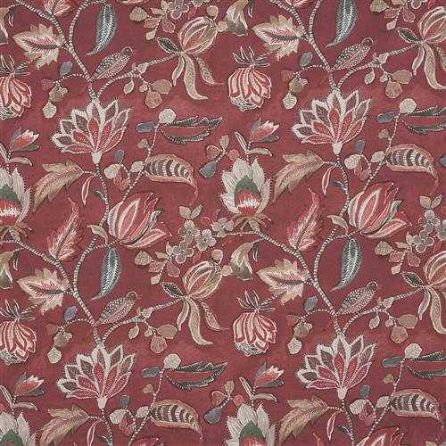 Prestigious Textiles Harlow Azalea Cranberry Fabric