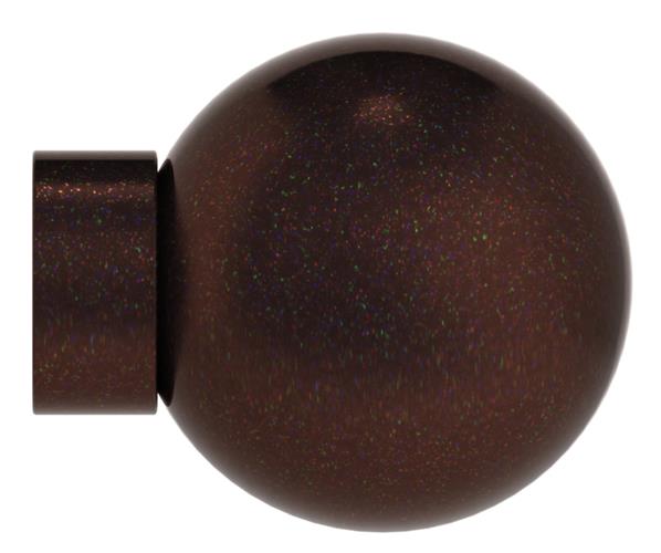 Arc 25mm Finial only, Ball, Bronze