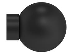 Arc 25mm Finial only, Ball, Soft Black