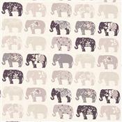 Studio G Montage Elephants Natural Fabric