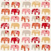 Studio G Montage Elephants Spice Fabric