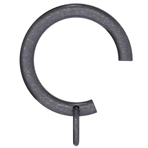 Arc 25mm Passing Curtain Rings, Gunmetal