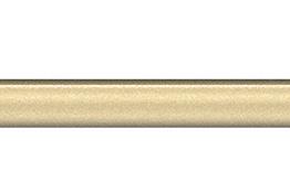 Arc 25mm Metal Curtain Pole only, Soft Brass