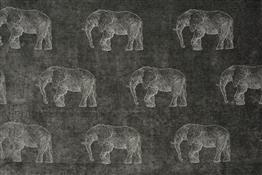 Porter & Stone Serengeti Elephant Grey Fabric