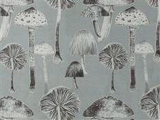 Voyage Natural History Volume 1 Toadstools Duck Egg Fabric