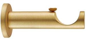 Ice 35mm Pole Extended Cylinder Bracket, Satin Brass