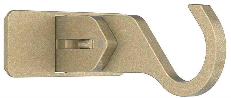 Arc 25mm Metal Adjustable Centre Bracket, Soft Brass
