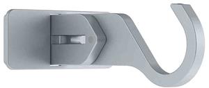 Arc 25mm Metal Adjustable Centre Bracket, Soft Silver
