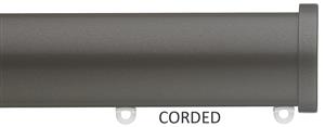 Silent Gliss Corded Metropole 50mm 7640 Bronze Stud Endcap Finial
