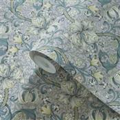 Clarke & Clarke William Morris Golden Lily Slate/Dove Wallpaper