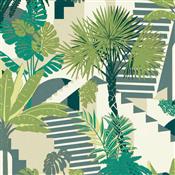 Clarke & Clarke Breegan Jane Malindi Palm Wallpaper