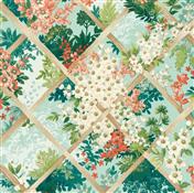 Clarke & Clarke Secret Garden Maymont Seaglass Wallpaper
