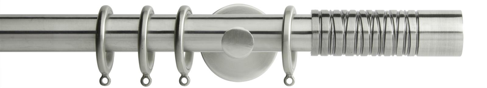 Neo Premium 28mm Pole Stainless Steel Cylinder Wired Barrel