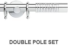 Neo Premium 19/28mm Double Pole Chrome Wired Barrel
