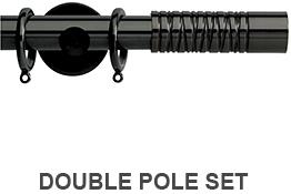 Neo Premium 19/28mm Double Pole Black Nickel Wired Barrel