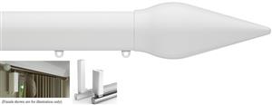 Silent Gliss Electric Metropole 50mm 7650 5190 Motor White Spear Finial