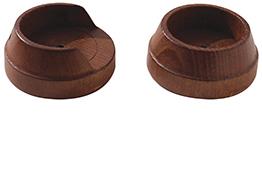 Woodline 28mm 35mm and 50mm Recess Brackets Rosewood
