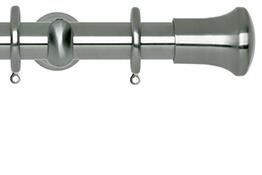Neo 28mm Curtain Pole Stainless Steel Cup Trumpet