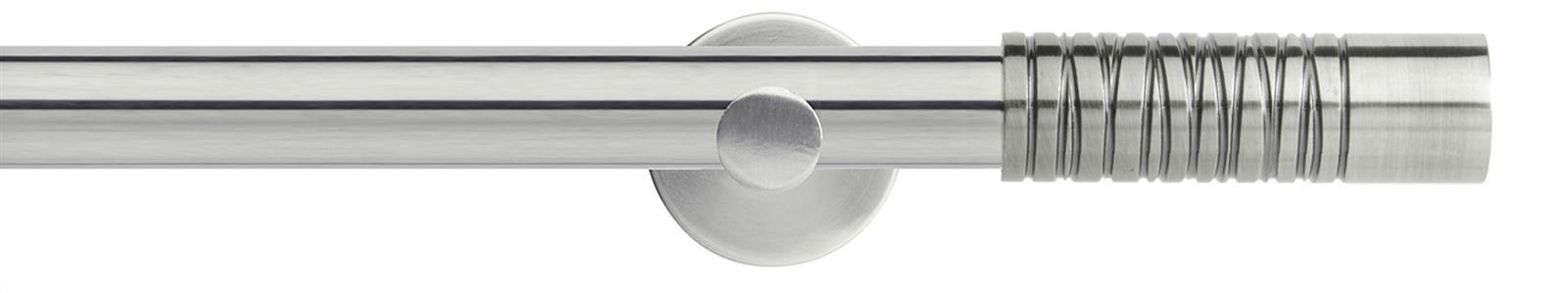 Neo Premium 28mm Eyelet Pole Stainless Steel Cylinder Wired Barrel