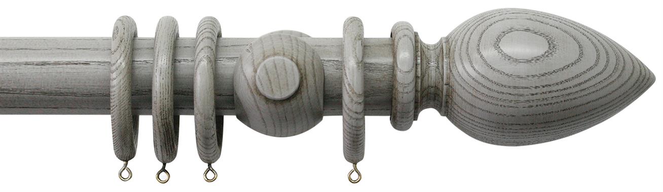 Jones Oakham 50mm Handcrafted Wood Pole Dove, Cone