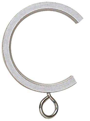 Neo 19mm Passover Curtain Pole Rings, Stainless Steel