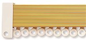 Hallis Superglide Uncorded Gold Metal Curtain Track