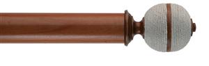 Byron Rope 35mm, 45mm Pole Orb Cherrywood