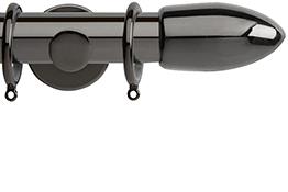Neo 35mm Pole Black Nickel Bullet
