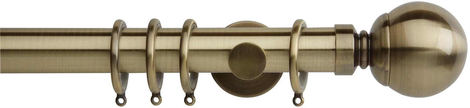 Neo 35mm Pole Spun Brass Ball