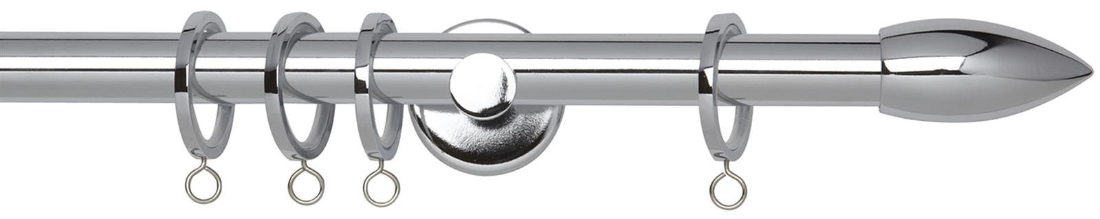 Neo 19mm Pole Chrome Bullet