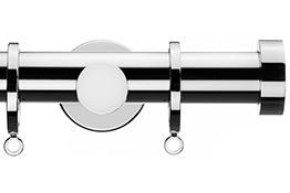 Integra Inspired Lustra 28mm Pole Cylinder Chrome Ronda