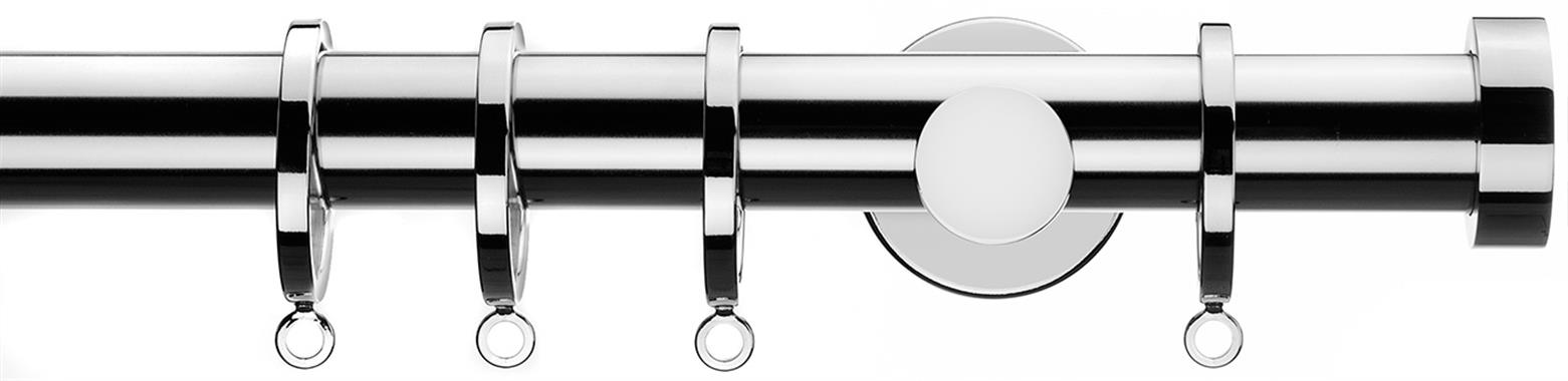 Integra Inspired Lustra 28mm Pole Cylinder Chrome Ronda