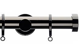 Integra Inspired Lustra 28mm Pole Cylinder Black Nickel Ronda