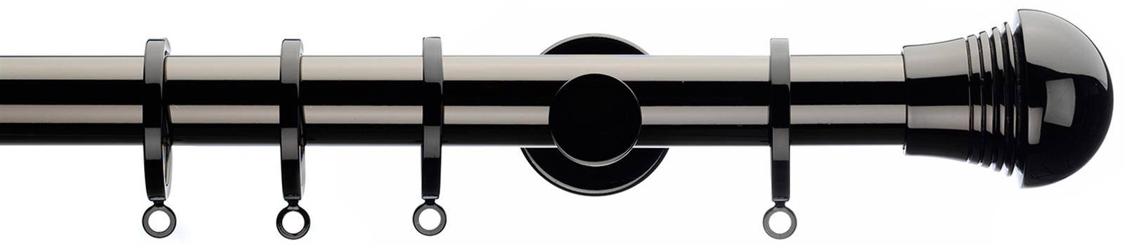 Integra Inspired Lustra 28mm Pole Cylinder Black Nickel Quaza