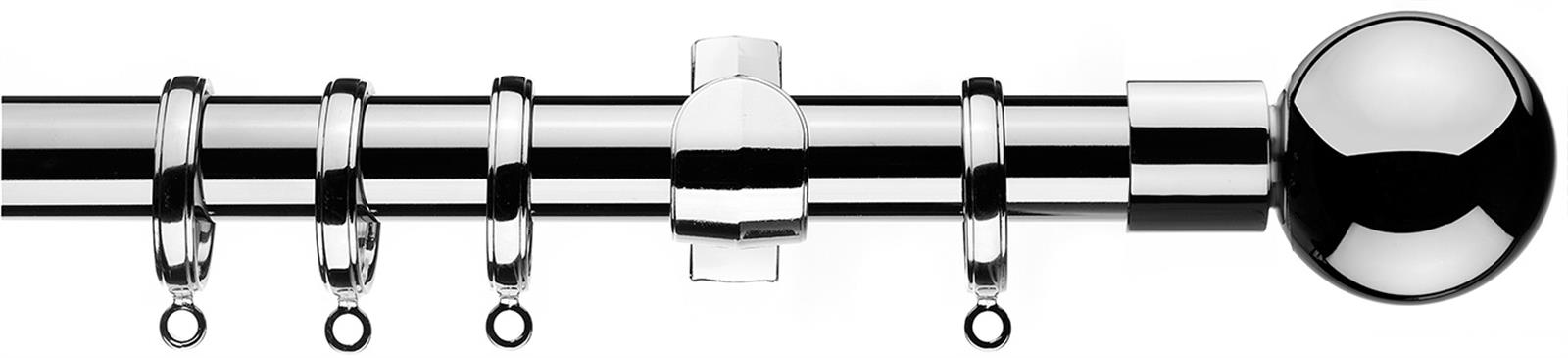 Integra Inspired Lustra 28mm Pole Curvatura Chrome Sphera
