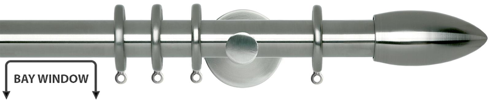 Neo 28mm Bay Window Pole Stainless Steel Bullet