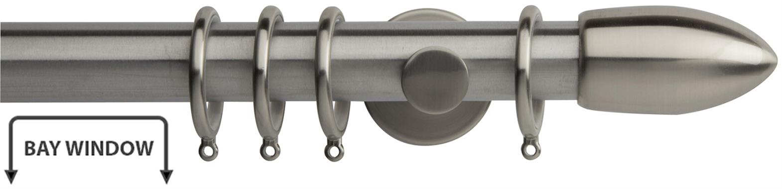 Neo 35mm Bay Window Pole Stainless Steel Bullet