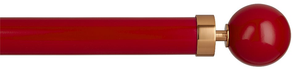 Byron Halo Gloss 35mm 45mm 55mm Pole, Lipstick, Copper Globus