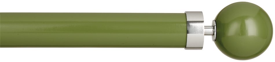 Byron Halo Gloss 35mm 45mm 55mm Pole, Artichoke, Chrome Globus