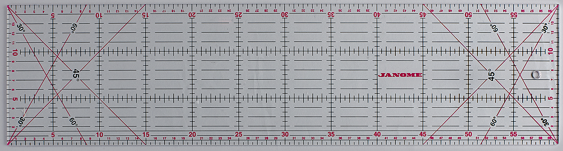 Janome Acrylic Metric Ruler