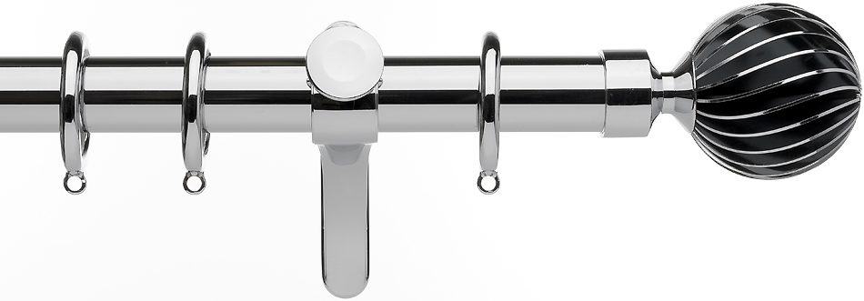 Integra Inspired Allure 35mm Pole Curvatura Chrome Zara
