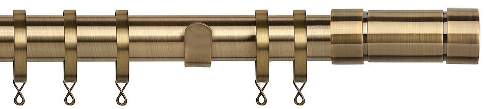 Speedy Poles Apart 28mm Pole Standard, Antique Brass, Aspect